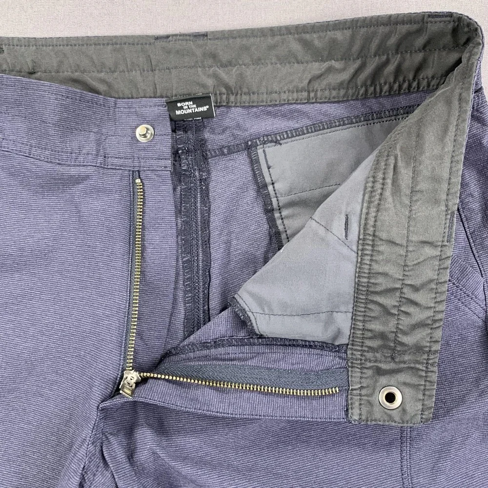 Kuhl Deceptr Pants Mens 36x30 Blue & Black Hiking Travel Stretch Tufflite EUC - Picture 4 of 16